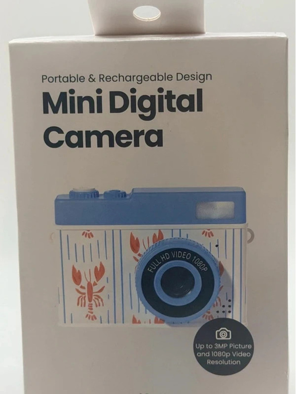 Chug inc. Mini Digital Camera 3MP Picture & 108op Video
